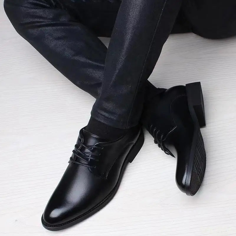 2025 new Fashionable versatile Men Shoes Heightening Shoes Spring British Casual Business flats Casual comfortable Shoes